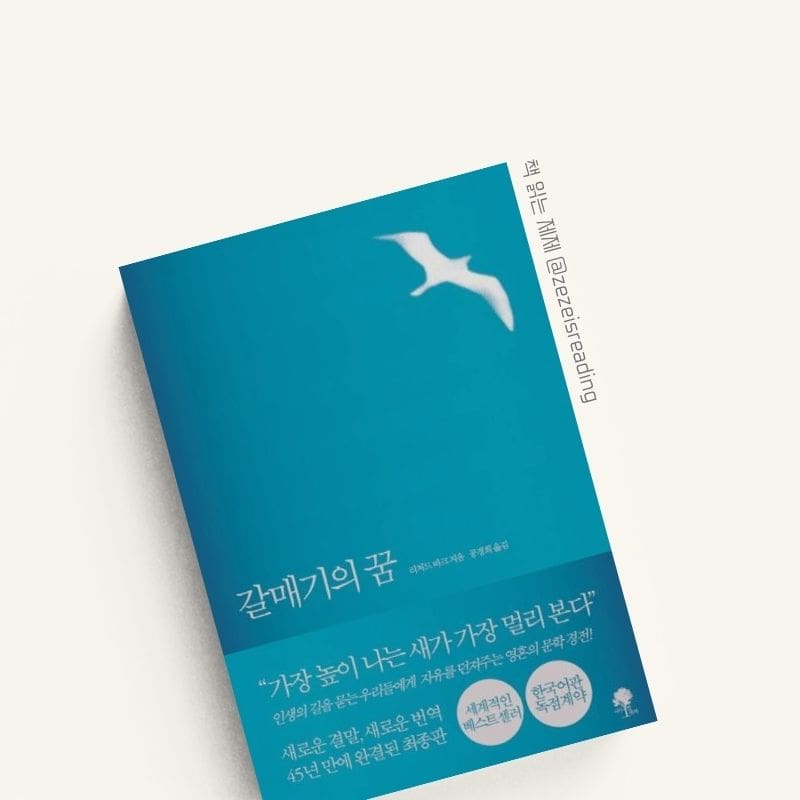 리차드 바크의 갈매기의 꿈 책 표지